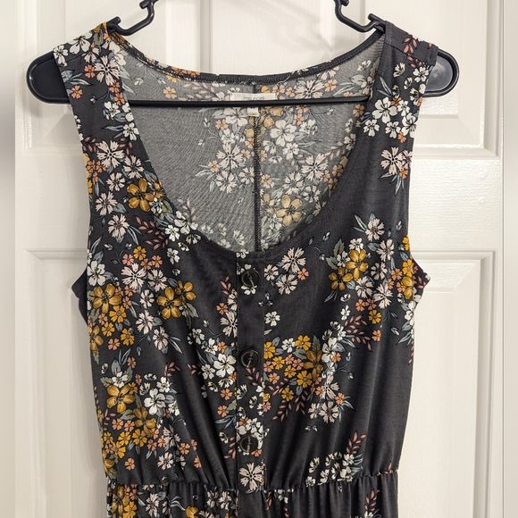 Maurices Floral Button Front Maxi Dress - Picture 3 of 8
